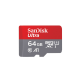 Micro SD SanDisk SDHC 64GB Ultra Micro 100MB/ s Class 10 (bez adaptera) - 618572