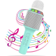 Mikrofon karaoke + zvučnik MKF X3 plavi - 608944