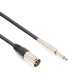 Mikrofonski kabel 6,3mm na XLR Muski JWD-AU20 0,2m-0,5m - 612891
