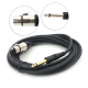 Mikrofonski kabl XLR na 6.3mm JWD-AU20 5m - 90261