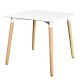 BOLZZ Milano 2 sto 80x80 cm - BOLMIL2TBLWHIT