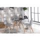 MODERNHOME Milano set 4 stolice svetlo siva - PC-005 LG