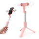 Mini tripod sa LED rasvetom R8 pink - 92206
