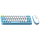 Miš tastatura Combo Wireless Fantech WK-896 GO Mochi 65 plavi - G213767