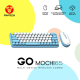 Miš tastatura Combo Wireless Fantech WK-896 GO Mochi 65 plavi - G213767