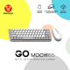 Miš tastatura Combo Wireless Fantech WK-896 GO Mochi 65 sivi - G213766