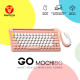 Miš tastatura Combo Wireless Fantech WK-897 GO Mochi 80 narandzasti - G213773