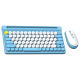 Miš tastatura Combo Wireless Fantech WK-897 GO Mochi 80 plavi - G213771