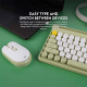 Miš tastatura Combo Wireless Fantech WK-897 GO Mochi 80 zeleni - G213772