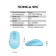 Mis Wireless Fantech W606 GO plavi - 213436