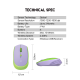 Mis Wireless Fantech W607 GO zeleni - 213441
