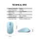 Mis Wireless Fantech W608 GO plavi - 213443