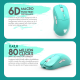 Miš wireless Gaming Fantech XD3 Helios mint edition - G99930