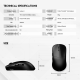 Miš Wireless Gaming Fantech XD3 (V3) 1K Helios II beli - G213424