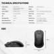 Miš Wireless Gaming Fantech XD3 (V3) PRO 4K Helios II beli sa ACM03 (dongle) - G215605