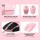 Mis Wireless Gaming Fantech XD7 Aria Sakura - 208403-1