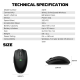 Mis Wireless Gaming Fantech XD7E Aria E crni - 218369