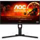 AOC Monitor TFT 63,5cm/25inc(1920x1080) Gaming G3 25G3ZM/BK FHD WLED 240Hz 0,5ms HDMI DP Black/Red - MO012