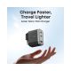 ANKER Nano 70W GaN zidni brzi punjač, 3-porta (2x USB-C i 1x USB-A) crni - EP3027934