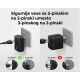 ANKER Nano 20W putni zidni punjač 5-portova (2x USB-A, 2x USB-C, utičnica), crni - EP3027940