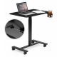 MODERNHOME Mobilni podesivi sto 70x48 cm laptop sto sa podesavanjem visine 71.5–112 cm black - EP2828244