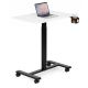MODERNHOME Mobilni podesivi sto 70x48 cm laptop sto sa podesavanjem visine 71.5–112 cm white - EP2828247