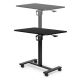 MODERNHOME Mobilni podesivi sto 70x48 cm laptop sto sa podesavanjem visine 71.5–112 cm black - EP2828244