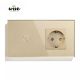 Wise Wise modularni set prekidac 1 taster+utičnica - PMK000275A00000