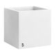 NICOLI Cubo Momus saksija 35x35cm, bela - R4135B