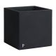 NICOLI Cubo Momus saksija 35x35cm, antracite - R4135P