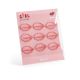 MIQUELRIUS Set od 9 spajalica - usne - MR11782
