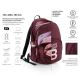 MIQUELRIUS ranac  školski burgundy Ecoalf triple Oslo 27L - EP3134905