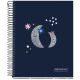 MIQUELRIUS Sveska A5 140 listova linije - Night garden - MR46849