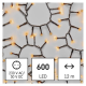 EMOS Svetlosni lanac 600 LED, 12 m WW tajmer - MTG-D4BW03
