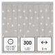 EMOS Svetlosni lanac - Ledenica 300 LED, 5 m CW daljinski uravljač - MTG-D4CC02