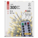 EMOS Svetlosni lanac - Ledenica 300 LED, 5 WW daljinski uravljač - MTG-D4CW02