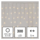 EMOS Svetlosni lanac - Ledenica 300 LED, 5 WW daljinski uravljač - MTG-D4CW02