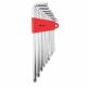MTX Set Torx ključeva dugačkih T10-T50, 9 delova, CrV čelik - MTX123079