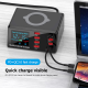 Multi USB punjac WLX-X9 sa LCD-om/8 USB portova+Wireless punjac crni - 213872