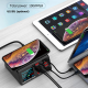 Multi USB punjac WLX-X9 sa LCD-om/8 USB portova+Wireless punjac crni - 213872