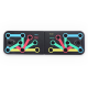 Tabla za sklekove push up LHB-003B set sa elasticnim trakama - 052560