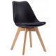 BOLZZ Napoli set 4 stolice black - BOLNAPCHABLCKS