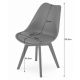 MODERNHOME Napoli set 4 stolice double black - 3706_4-MARK-AT