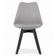 MODERNHOME Napoli set 4 stolice gray black - MODEL_3754