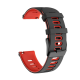 Narukvica double za smart watch Samsung 4, 5 22mm crno crvena - 205122