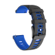 Narukvica double za smart watch Samsung 4, 5 22mm crno plava - 205127