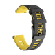 Narukvica double za smart watch Samsung 4, 5 22mm crno zuta - 205128