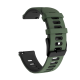 Narukvica double za smart watch Samsung 4, 5 22mm maslinasto crna - 205129