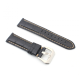 Narukvica elegant relief kozna za smart watch 22mm crna - 91074