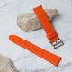 Narukvica kozna za smart watch 22mm narandzasta - 210003